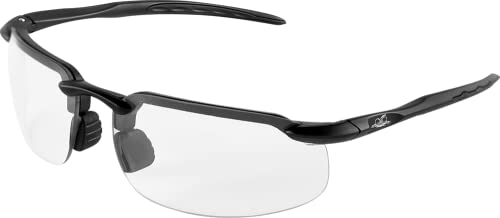 Bullhead Safety Swordfish Safety Glasses, ANSI Z87+, óculos protetores de protetor de policarbonato com