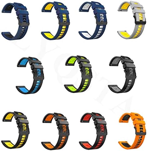 Tiras de silicone gikos para Suunto 9 Peak Sport Smart Watch Breathable for Yamay SW022 Smartwatch Substitui