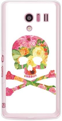 Second Skin Flor Skull White Design por ROTM/para Aquos Phone Ex SH-04E/Docomo DSH04E-TPCL-702-J151