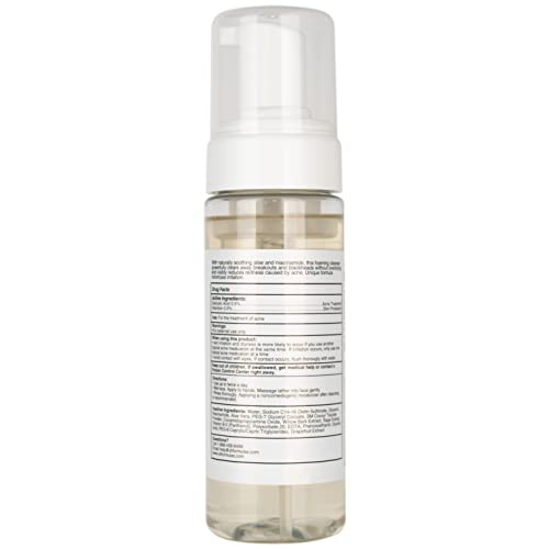 Drformulas Face Wash para pele oleosa e acne com ácido salicílico, vitamina C e óleo da árvore