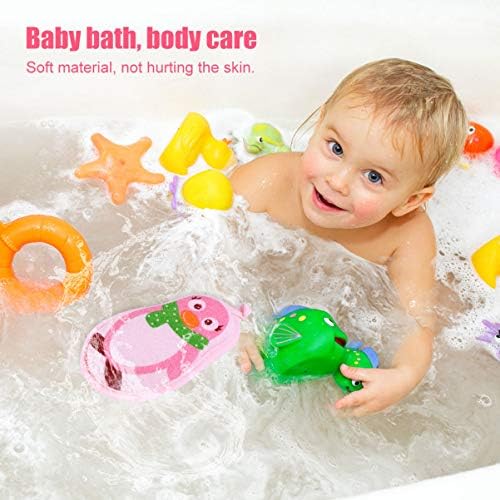 Bathtub bebê banheira bebê banheira bebê banheira banheira esponja esponja pouf esponja bobina corporal