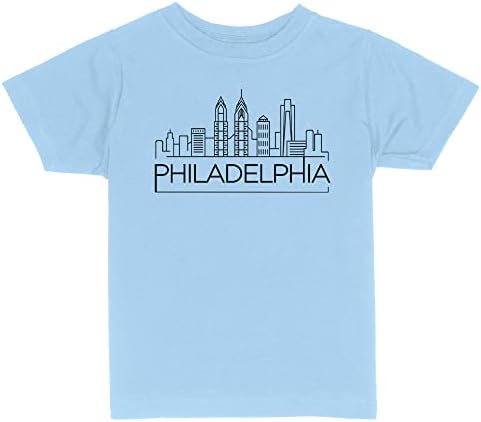 Skyline Philadelphia Pennsylvania Toddler Kids T-Shirt