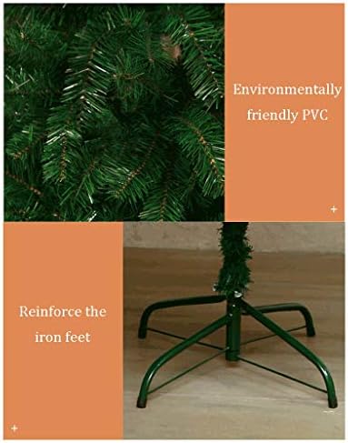 Indyah Christmas Artificial Christmas Tree Set com cordas leves/suporte de metal/estrela/decoração Top
