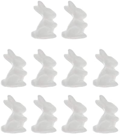 10pcs Jardim de infância pintando artesanato Diy Bunny Rabbit Modeling Ornamentos Decoração de casa para festa