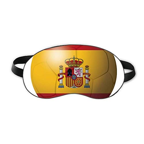 Espanha Nacional de Bandeira Futebol Sleep Sleep Eye Shield Soft Night Blindfold Shade Cover