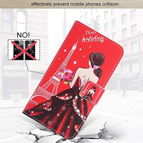 Tienjueshi Dream Girl Fashion Stand Stand Stand Flip Pu Leather Protector Case para Rokit IO Pro 3d 5,9