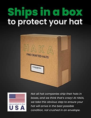HAKA Camping Hat - Chapéu de caminhão ao ar livre para homens e mulheres, boné de beisebol Snapback