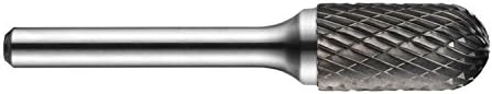 Carboneto sólido, cilindro de bola de broca rotativa brilhante 8mm x 6mm