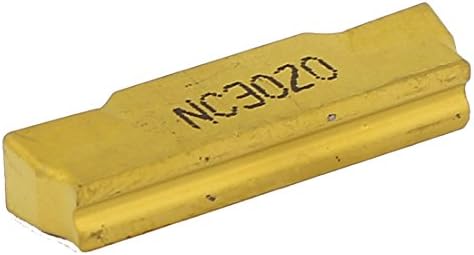 Aexit NC3020 CNC Peças e acessórios Grooving Carboid Inserir amarelo para coletas de aço inoxidável