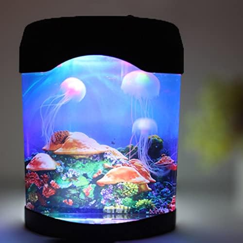 Lâmpada de água -viva USB, Água -águia elétrica Tanque de aquário leve Luzes noturnas de oceano LEVES LUZES