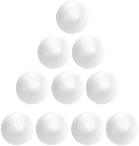 Bolas artesanais de decoração para casa stobok, bolas de espuma DIY de Natal 2,4 polegadas bolas de espuma