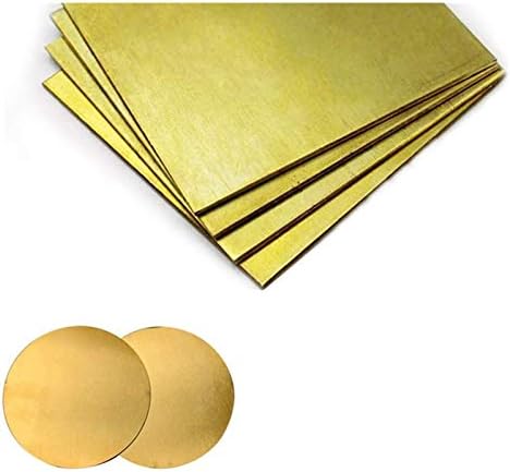 Lieber Iluminação Placa Brass Folha de cobre Metal Brass Cu Folha de metal Placa de papel alumínio Superfície