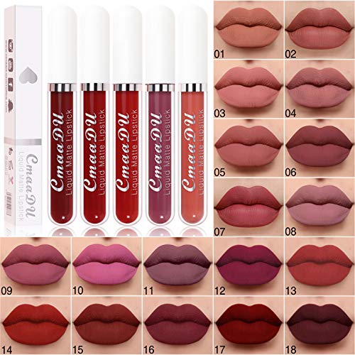 AMZFDC Sexy Hydration Gloss Lipe Longo Longo Lip 18 Mages de Colorir Lipsict Lipstick Lip Stick