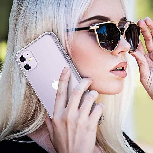 ULAK Clear Case Compatível com iPhone 11 6,1 polegadas 2019, tampa de telefone protetora fina transparente