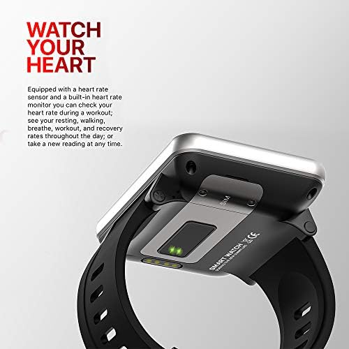 Docooler DM100 4G Smart Watch Sports Wi -Fi GPS BT Smartwatch 2,86 polegadas Tela de toque de 16 GB/32