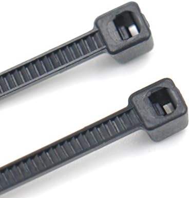 Baomain de 8 polegadas de travamento auto -travamento Zip Ties 2,5 mm de resistência à tração de largura