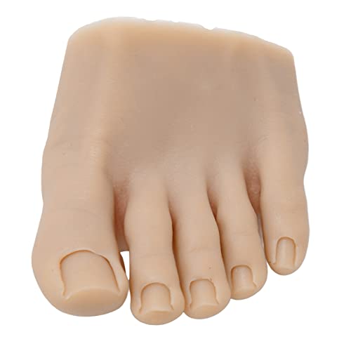 Modelo de pé de exibição de unhas, Prática suave Modelo Fake Foot Professional reutilizável para