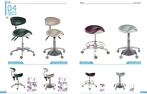 Yohoso Deluxe Saddle Cadeira Doctor Mobile Cadeira Dental Enfermeira Portátil Cadeira de sela Micro