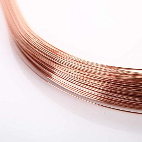 Yuesfz Fio de cobre Rolo de fio Cu Linha sólida Craft Indústria elétrica, comprimento: fio de