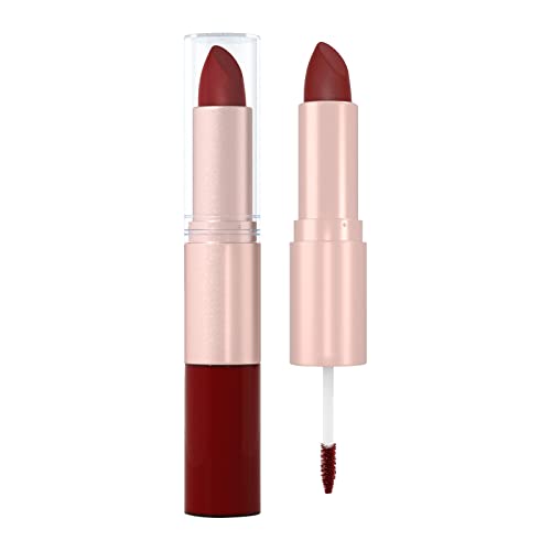 WGUST Lip Sticks Longo 12 Color 2in1 Batom e brilho labial Mattes Lipstick Velvet Batom líquido Lipstick
