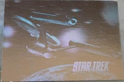 Vintage 1991 25th Anniversary St. A próxima geração Starship Enterprise Hologram Card SM