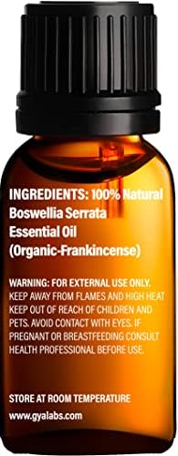 Óleo de incenso orgânico para a pele e incenso rolo no conjunto - de óleos essenciais de grau terapêutico