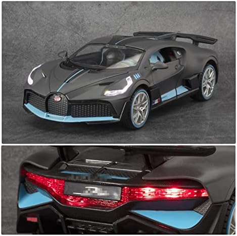 Modelo de carro em escala para Bugatti Divo SuperCar Diecast Alloy Modelo Car Veículo de metal em miniatura