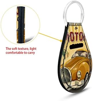 JeoCody Car Keychain Titular de moeda perfeita bolsa portátil para o posto de Chapstick de Chapstick