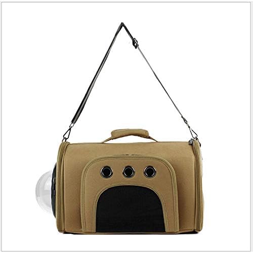 Bolsa de gato meilishuang espacial gato saia para transportar bolsa de cachorro saco de lona ombro space