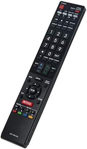 RRMCGB118WJSA GB118WJSA Replaced Remote fit for Sharp TV LC-60SQ17U LC60TQ15U LC-60TQ15U LC60UD27U LC70UD27U LC-70UD27U