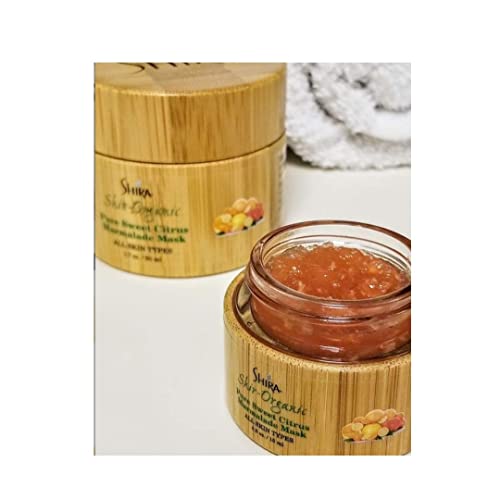 Shira Shir-Organic Pure Sweet Citrus Marmalade Máscara/Normal/All, pele sem graça