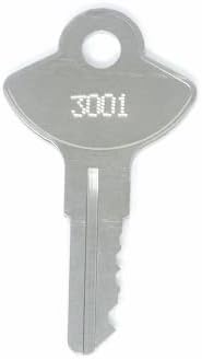 Craftman 3025 Chave da caixa de ferramentas de substituição: 2 chaves