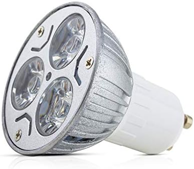 Mengjay 1 PCS LED GU10 Spotlight 3W 110V 240Lm 30W Halogen equivalente ângulo de feixe de 30 °, para luz
