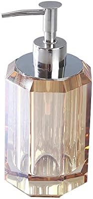 Dispensador de sabão Dispensador de sabão líquido leve Crystal Transparent Gel Shampoo Distribuindo