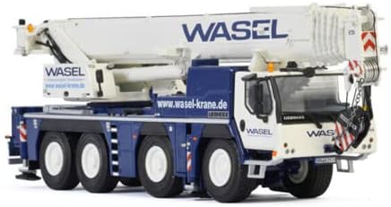 WSI para Liebherr LTM 1090-4.2 Mobile Crane Wasel 1/50 Modelo pré-construído do caminhão Diecast