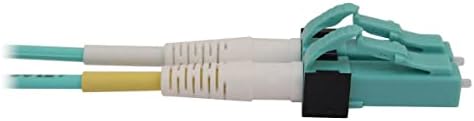 TRIPP LITE Multimode Fiber Patch Cable, 50/125 OM4 MPO a 4x comunhão LC, 12 fibra, magenta, jaqueta LSZH, 1 metro