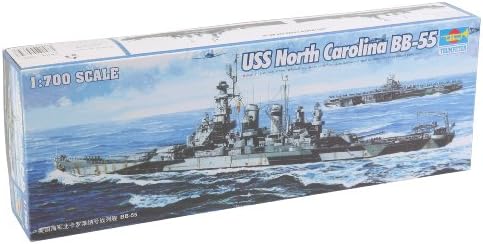 Trompetista 1/700 USS Carolina do Norte BB55 Battleship Model Kit