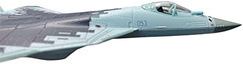 1: 100 escala russa sukhoi su57 aeronave de lutador de metal modelo de avião militar para coleta ou presente