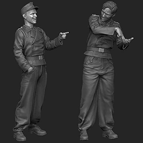 Goodmoel 1/35 Soldado de tanque da Segunda Guerra Mundial Resina Figura Figura / Soldado Desmonte e Soldado