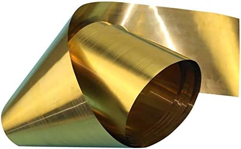 Folha de latão Huilun Brass Metal Metal Folha de folha Placa de papel alumínio Shim 200mm/7.87inChx1000mm/39.