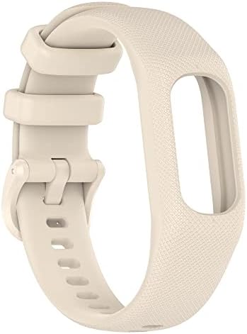GHEPER 3PCS Bandas de silicone macias compatíveis com Garmin VivoSmart 5 tiras de pulseira de pulseira de pulseira