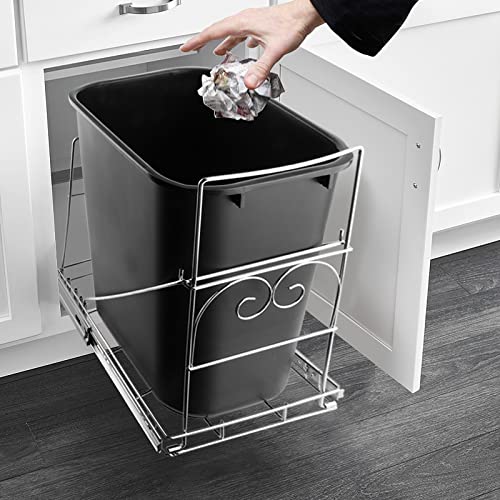 Emannon Pull Out Lix lata Under Gabinet - O lixo da cozinha pode puxar o kit para o armário sob a pia, lixo escondido