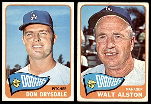 1965 Topps Los Angeles Dodgers, perto da equipe, estabeleceu Los Angeles Dodgers GD+ Dodgers