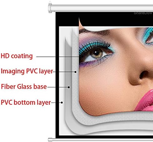 Lhllhl 60-100 polegadas 4: 3 Tela de projeção elétrica motorizada Auto Crey Fiber Glass Projector Screen