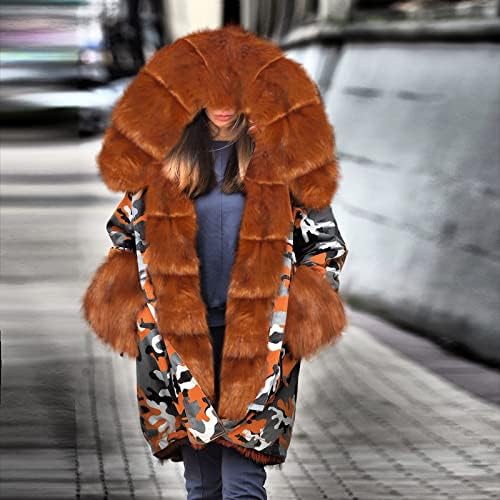 Inverno de manga comprida moda feminina jaqueta de lã Bombeiro de inverno