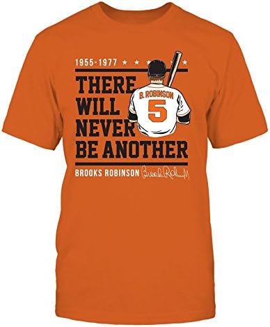 T -shirt Brooks Robinson Brooks Robinson - nunca seja outro - camiseta masculina/laranja/s
