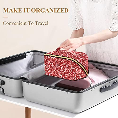 Bolsa de cosméticos para mulheres de viagem para mulheres de viagem com manuseio portátil Multi-funcional