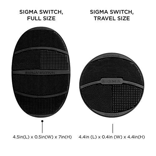 Sigma Switch, ferramenta de comutação de tonalidade de maquiagem de silicone, limpador de escova de cosméticos