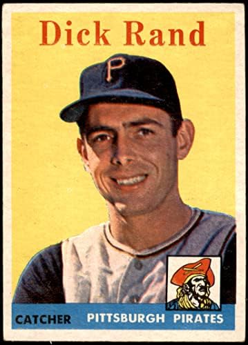 1958 Topps 218 Dick Rand Pittsburgh Pirates VG/Ex+ Pirates