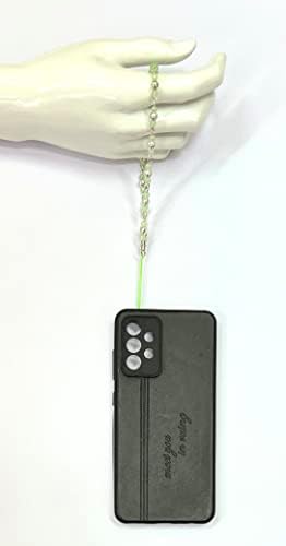 Heddz Green Glass Badyed cordão para telefone Anti-telefone-perdido por telefone com filigrana